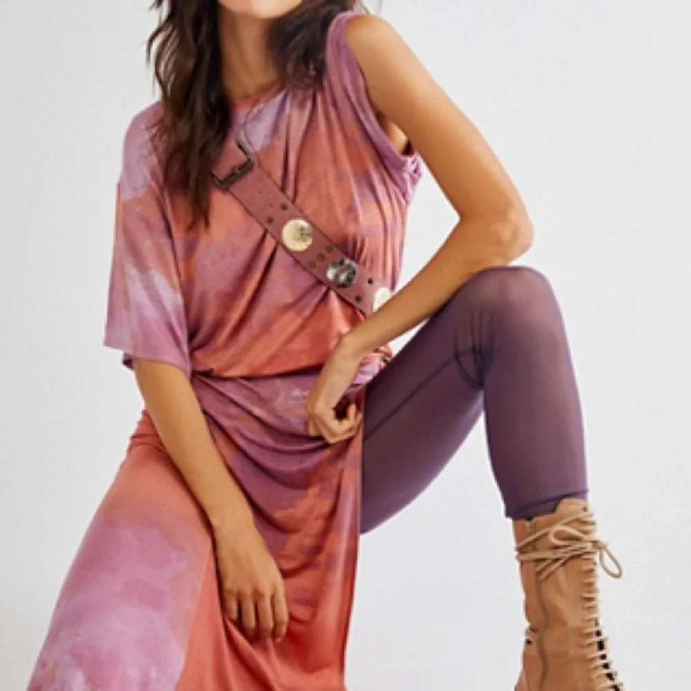 NEW Free People “Make It Happen Mesh Leggings” Dark Blue Size XL - Picture 2 of 9